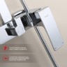 Душевая система Raglo для ванны и душа хром