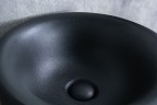 Раковина Gid Nb130bg 81110 накладная черная графит 40x40x85