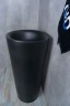Раковина Gid Nb130bg 81110 накладная черная графит 40x40x85