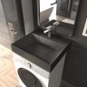 Раковина над стиральной машиной Uperwood Top 60х55х11 см, черная матовая