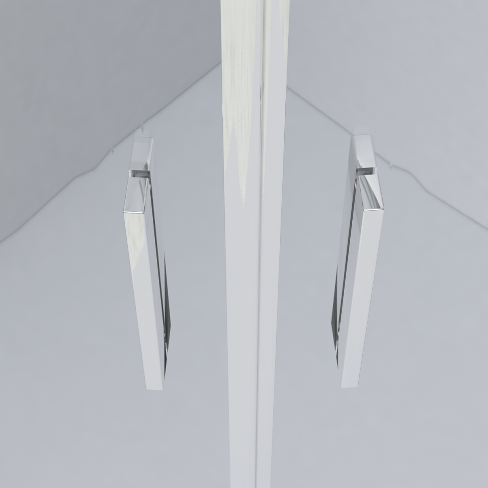 Душевой уголок Garda VSS-1G1011CLGM, 1100*1000, вороненая сталь, стекло прозрачное