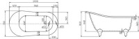 Акриловая ванна BELBAGNO BB06-1550