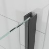 Душевой угол Veconi Ottimo P20SP B, 1200х800х1900 черный матовый, стекло матовое