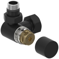 Вентиль 3D левый под шестигранник (G 1/2" НР х G 3/4" НГ)