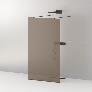 Душевая перегородка CEZARES LIBERTA-L-2-110-120-BR-NERO