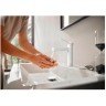 Смеситель для раковины Hansgrohe Finoris со сливным клапаном Push-Open 76023700, белый матовый