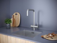 Смеситель для кухни Wetter, нержавеющая сталь, We213030-SS(BS), Paulmark