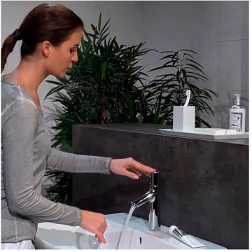 Смеситель для раковины Hansgrohe Talis Select S 100 72042000 хром
