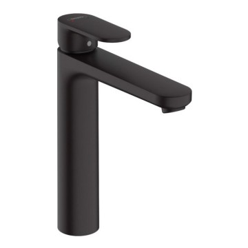 Смеситель для раковины Hansgrohe Vernis Blend со сливной гарнитурой 71552670, черный матовый