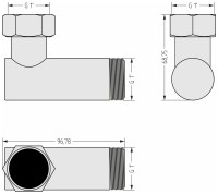 Уголок переходной (G 1&quot; НР х G 1&quot; НГ)