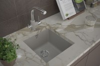 Мойка GERA 50, IT-GRANIT, PM104546-GR, серый, 445х460, подст. мон. Paulmark