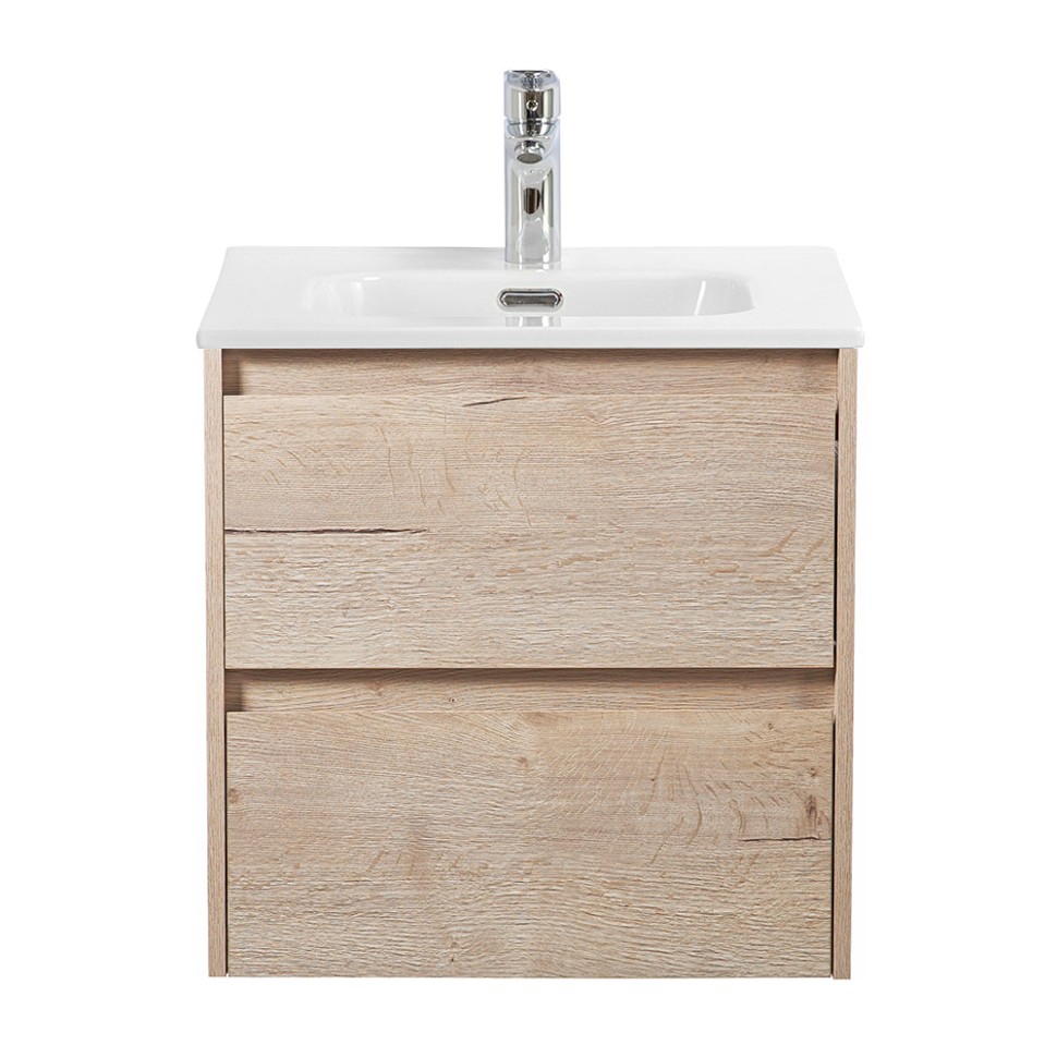 База под раковину подвесная BelBagno KRAFT-500-2C-SO-RGB Rovere Galifax Bianco