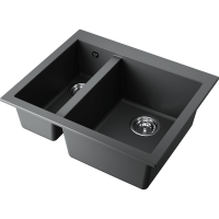 Кухонная мойка Omoikiri Bosen 59-2-PL Tetogranit/платина