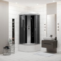 Душевая кабина Niagara Classic NG-2509-14 (100х100х215) высокий поддон(40см),стекло тонированное,4 места
