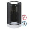 Душевая кабина Niagara Classic NG-6501-14BK (90х90х200) средний поддон(26см),черный,стекло тонированное,4 места