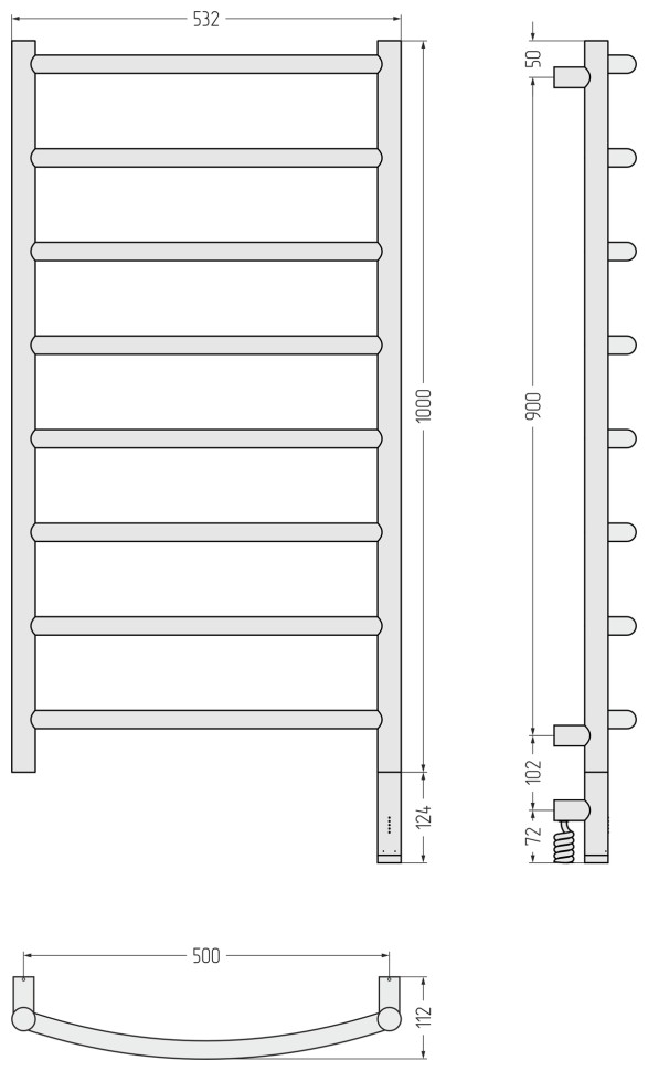 Галант 3.1 1000х500 МЭМ правый
