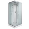 Душевая кабина Niagara Classic NG-1101-14 (90х90х215) низкий поддон(13см),стекло матовое,3 места с полкой