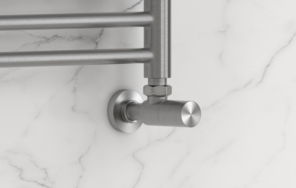 Вентиль угловой цилиндр (G 1/2" НР х G 1/2" НР)