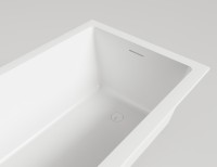 Ванна встраиваемая CASCATA KIT 180x80  покраска по RAL полностью S-Sense Матовое