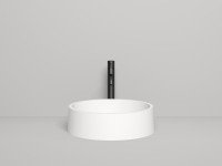 Раковина накладная GLORIA 01 покраска по RAL полностью 440х440х125 S-Stone Матовое