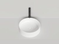 Раковина накладная GLORIA 01 покраска по RAL полностью 440х440х125 S-Stone Матовое