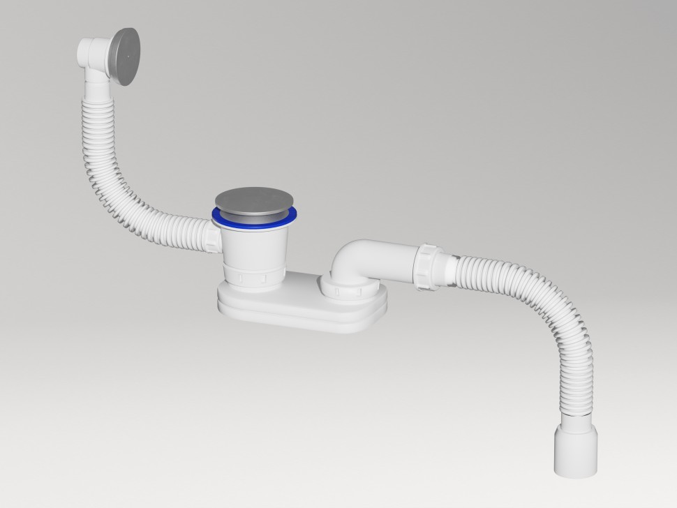 Сифон для ванны с переливом 23101H