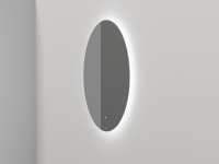 Зеркало для ванной OMBRA с LED подсветкой Salini 800х800х25 27M0380BH