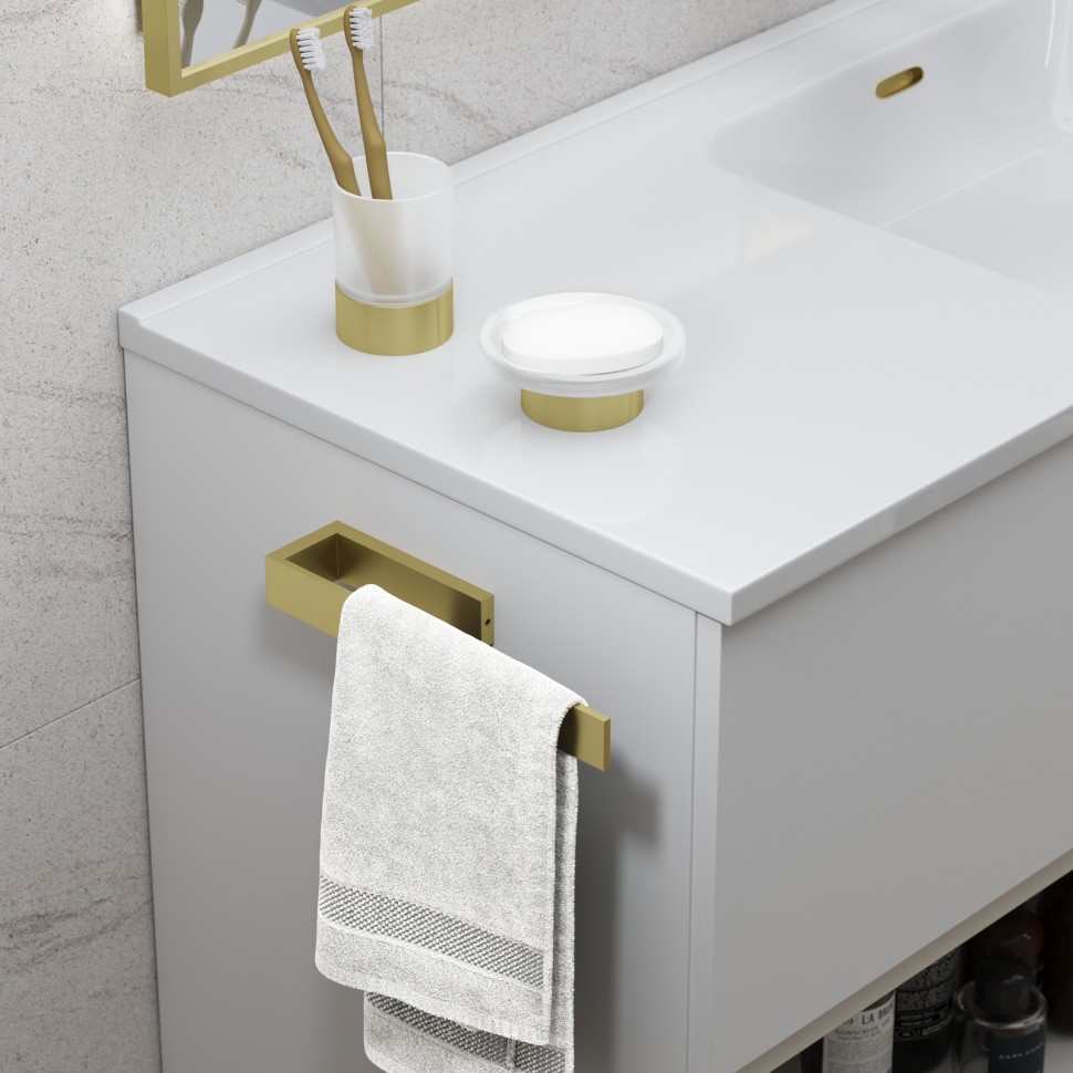 Мыльница настольная Timo Saona 13221/17 золото матовое