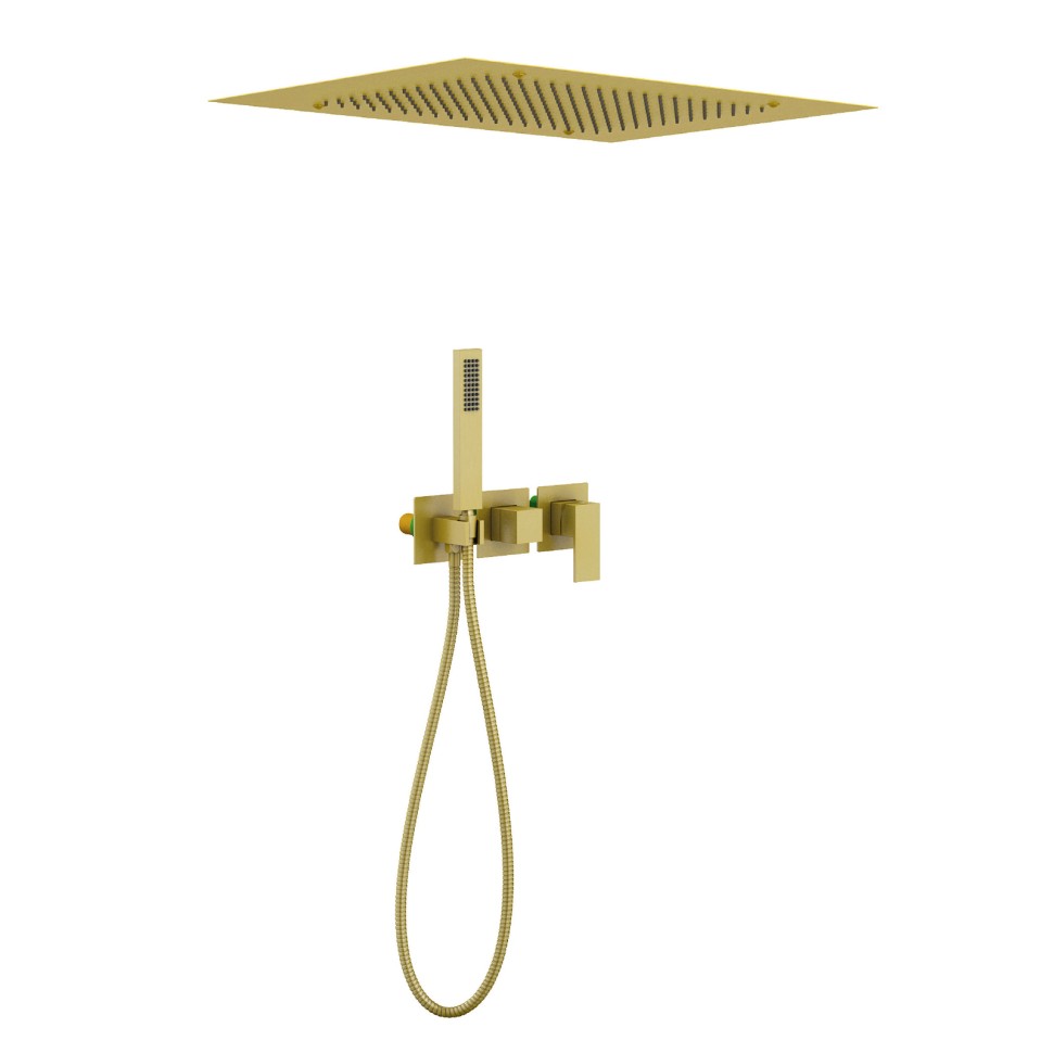 Душевая система встроенная Timo Selene SX-2129/17SM золото матовое