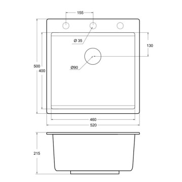 Мойка EMAR EMQ-1520.Q EMQ-1520.Q Берилл