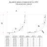 Душевой угол Veconi Evo 200 CH, 800х800x1950, хром, прозрачное стекло