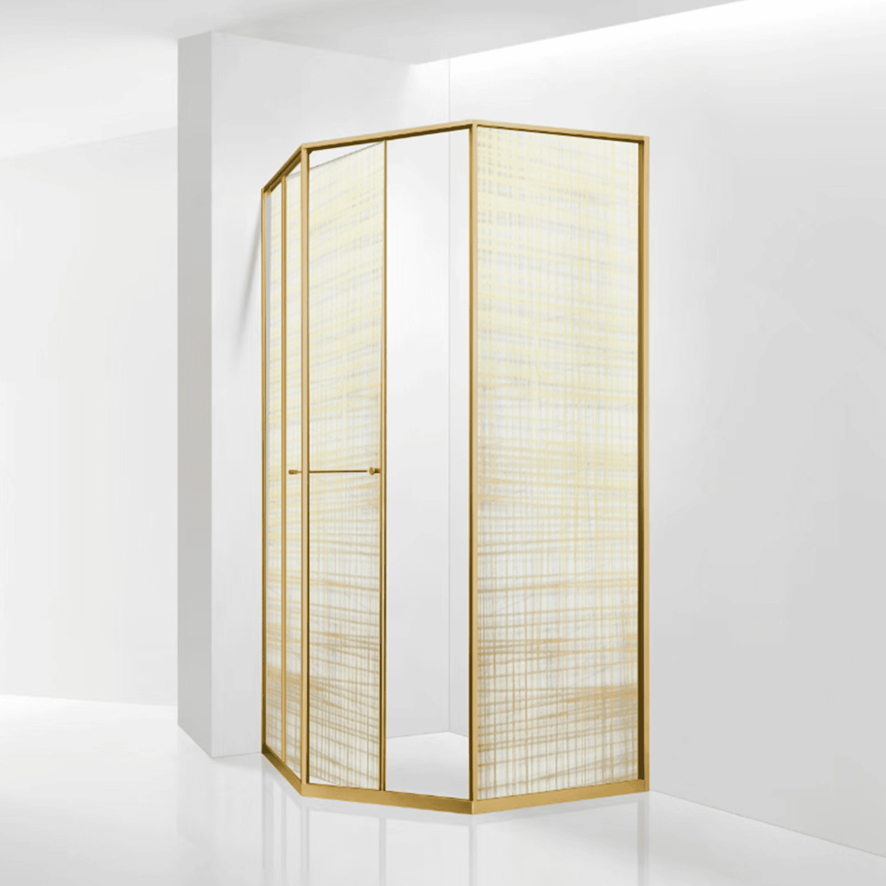 Душевой уголок RGW SV-82Gb "R" (Золотая вуаль, 800x1200)