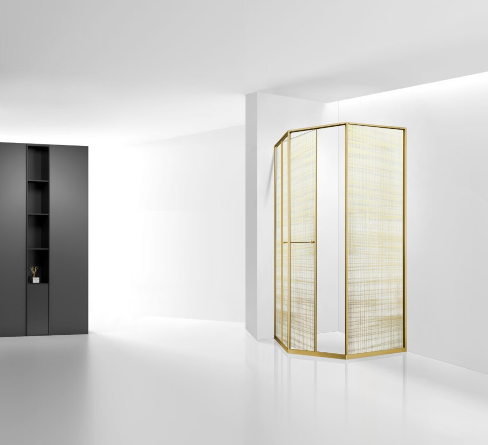 Душевой уголок RGW SV-82Gb "R" (Золотая вуаль, 800x1200)