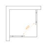 Душевой уголок RGW PA-030 (Прозрачное, 800x800)