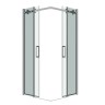 Душевое ограждение Grossman Classic 300.K33.04.9090.10.00 (90х90х195) квадрат,раздвижная,хром,стекло прозрачное, 2 места