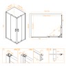Душевой уголок RGW CL-44 (Прозрачное, 900x1200)