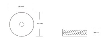 Раковина накладная MILLEAU Glace MU7044F-GW (белый глянец)
