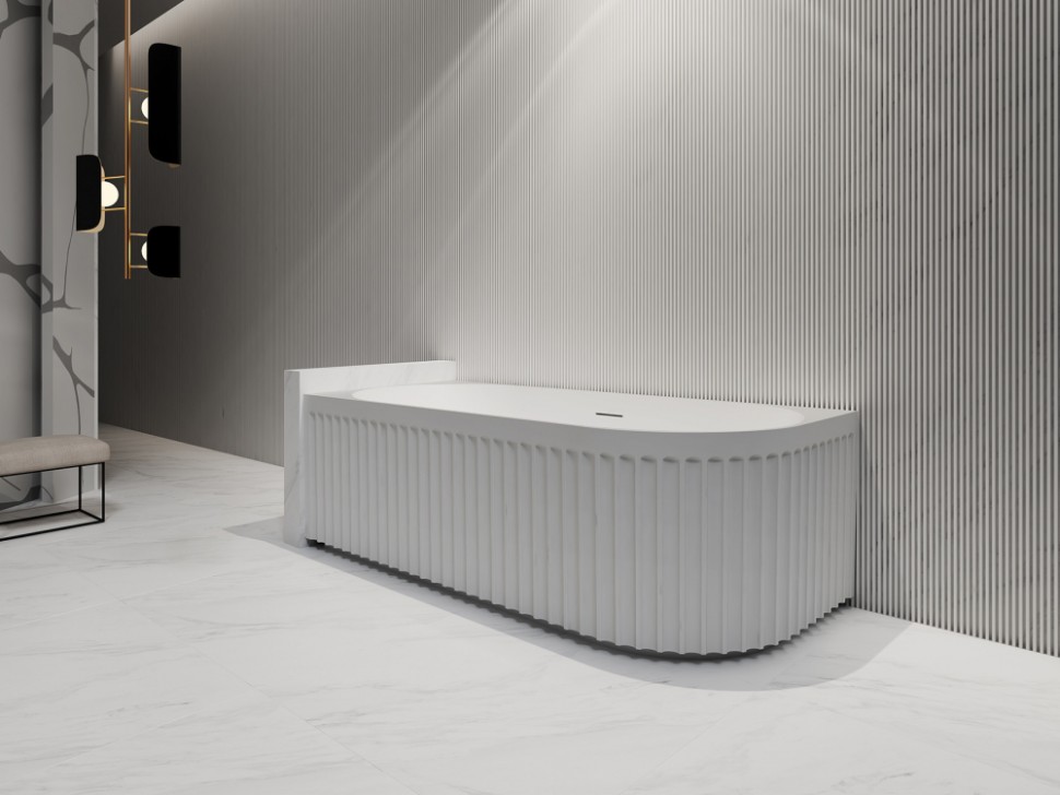 Акриловая ванна ABBER AB9412-1.7 L белая