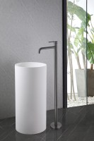 Смеситель ABBER Wasser Kreis AF8140NG напольный для раковины, никель