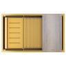 Мойка нерж. сталь NEXT-MULTI SINK 74 UNI, PM787445-BG, брашированное золото, 740х450мм, Paulmark