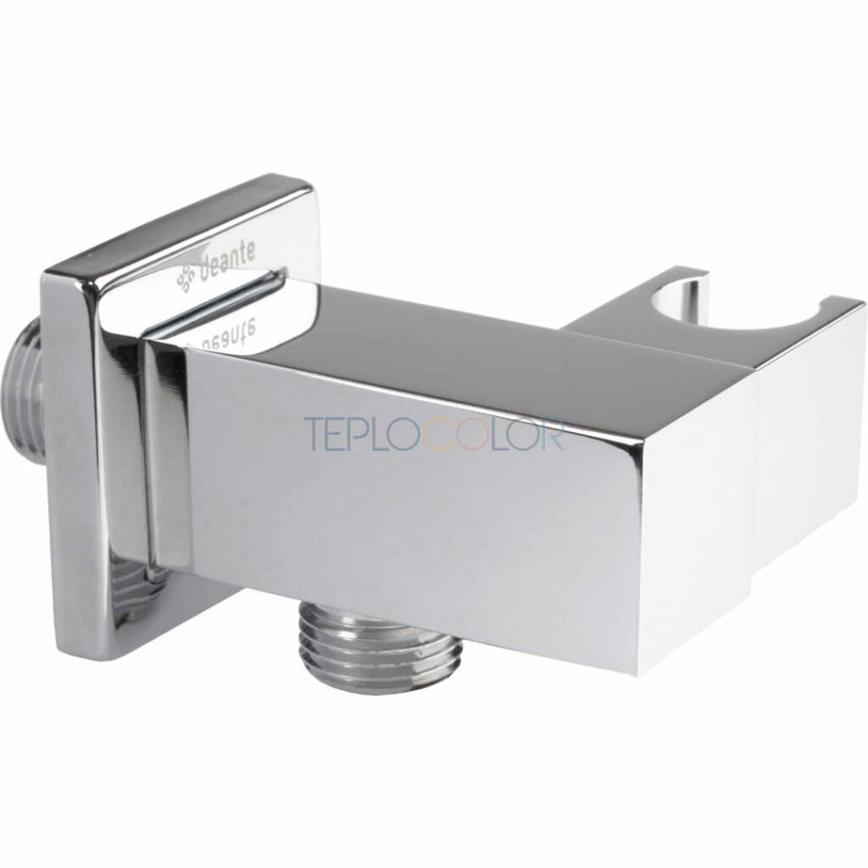 Кронштеин для подключения шланга, квадратные, с держателем для лейки