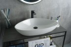 Раковина Gid N9062 51117 накладная белая 66.5x44x15