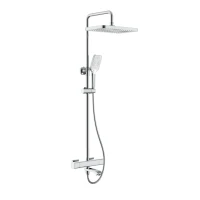 Душевая система Raglo с термостатом для ванны хром
