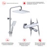 Душевая система Raglo с термостатом для ванны хром