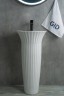 Раковина Gid Nb132 81113 накладная белая 41x41x84