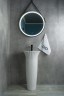 Раковина Gid Nb132 81113 накладная белая 41x41x84