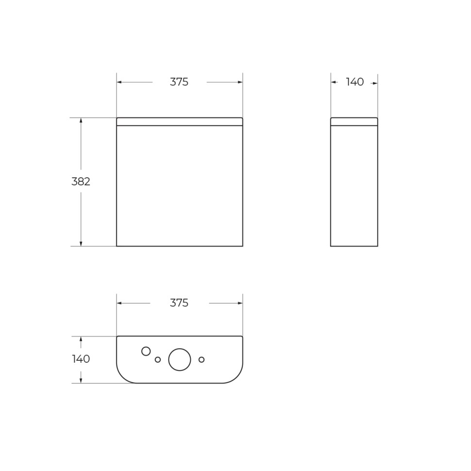 Бачок BelBagno STEAM BB130T