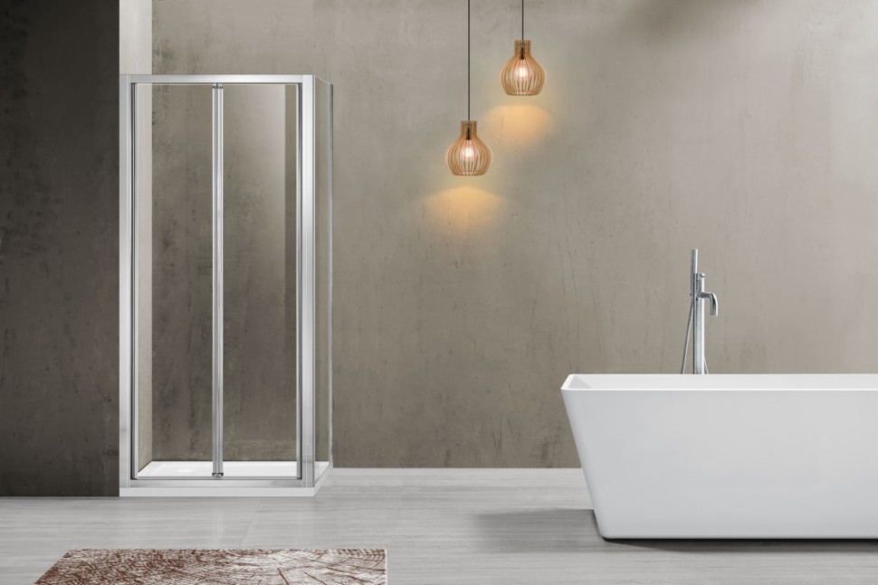 Душевой уголок Garda VSR-1G8090CL, 900*800, хром, стекло прозрачное