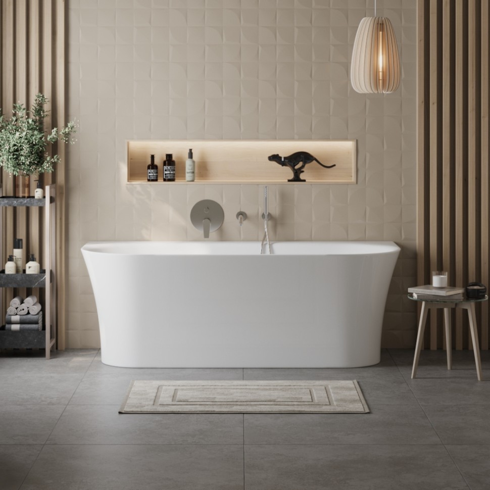 Акриловая ванна BELBAGNO BB711-1550-700