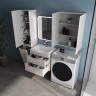 Колонна универсальная STYLE LINE "Бергамо L" с корзиной, Люкс Плюс антискрейтч карамель